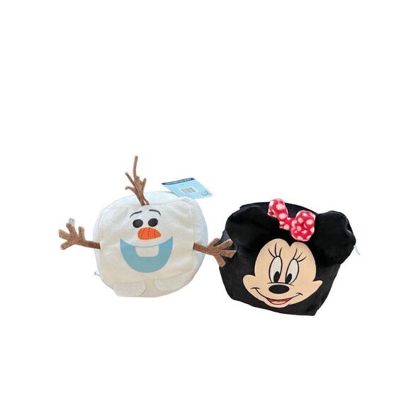 Disney Cubbies Olaf And Minnie Mouse plushies Bundle - Picture 1 of 7